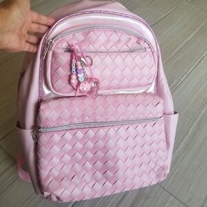 OMG Accessories Miss Gwen's Backpack Full Size For School Pink BRAND NEW.